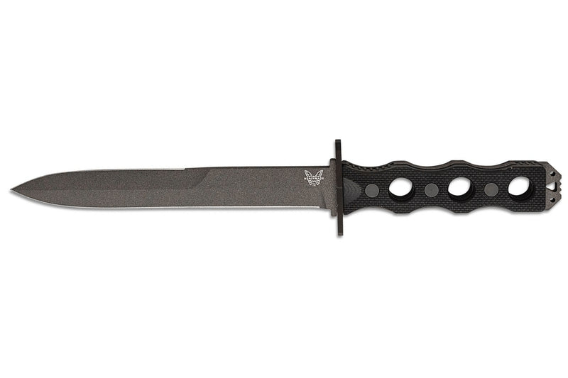 Couteau Benchmade SOCP 185BK lame en inox 18cm manche ajouré en G10 noir avec étui
