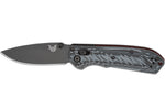 Couteau pliant Benchmade Mini Freek 565BK-02 lame noire manche G10 multicolore 10,3cm