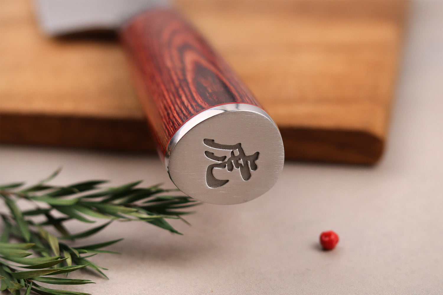 Coffret 2 couteaux Wusaki Pakka X50 pakkawood Chef + Office
