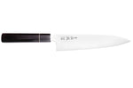 Couteau de chef 24cm japonais artisanal Sukenari ZDP-189 San Maï manche en ébène