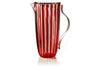 Carafe Guzzini Dolcevita rouge en polymère biosourcé