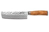 Couteau nakiri Wusaki Damas 10Cr 17cm manche en olivier
