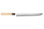 Couteau sakimaru takohiki 27cm japonais artisanal Yoshihiro Hongasumi White 2 steel
