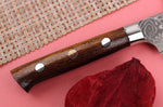 Couteau d'office japonais Takeshi Saji R2 Damas Mosaïque 8cm
