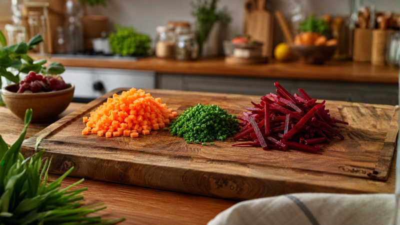 Comment bien découper des légumes ?